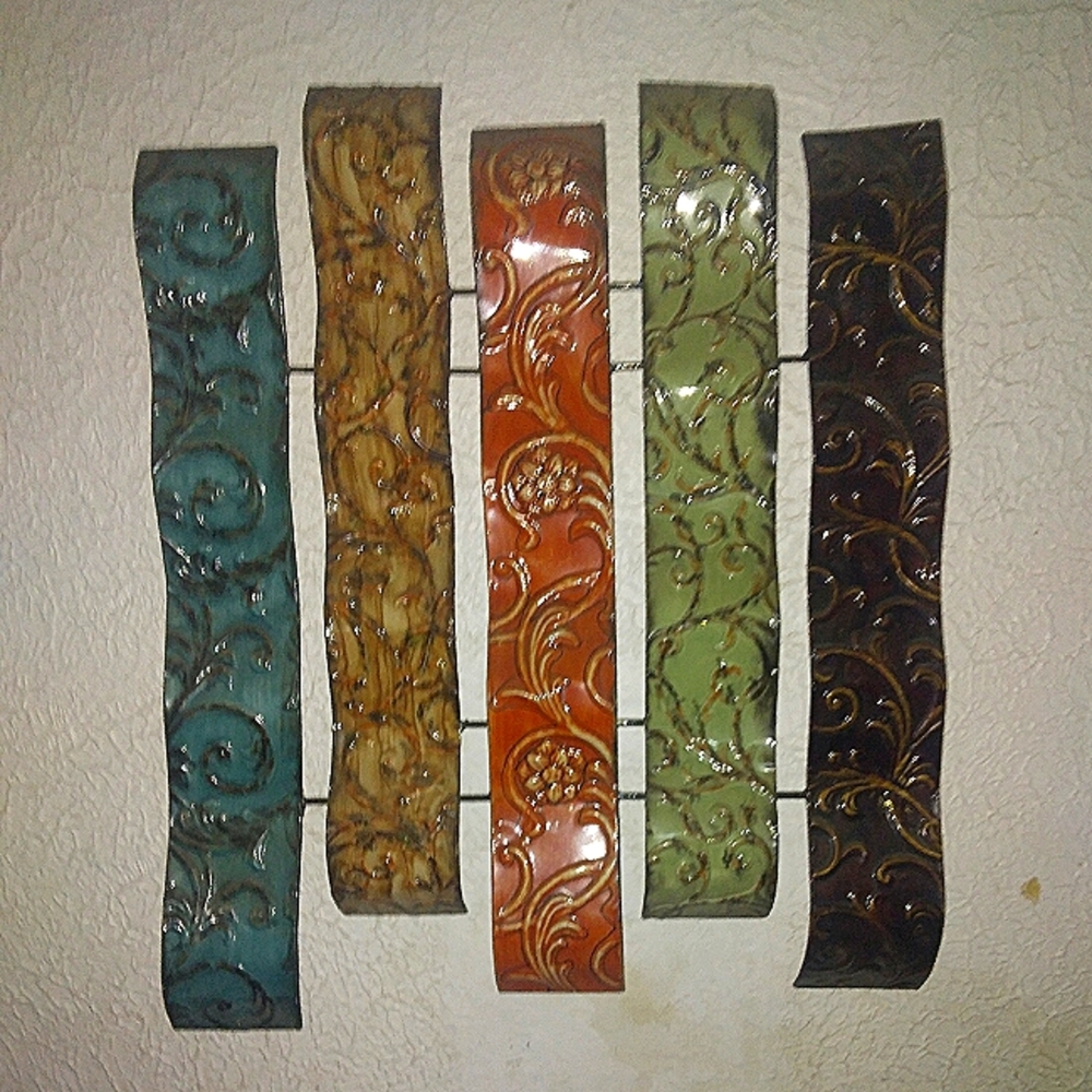Rustic boho metal wall decor